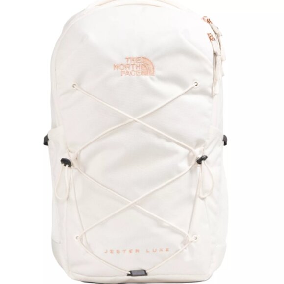 The North Face Women's Jester Backpack, White/Metallic Gold - Picture 1 of 7